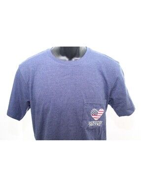 Jadelynn Brooke USA All Day Pocket Tee American Flag Heart T Shirt Adult Small